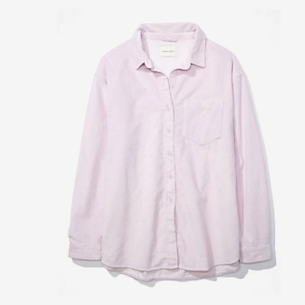 AE Oversized Corduroy Button Up Shirt